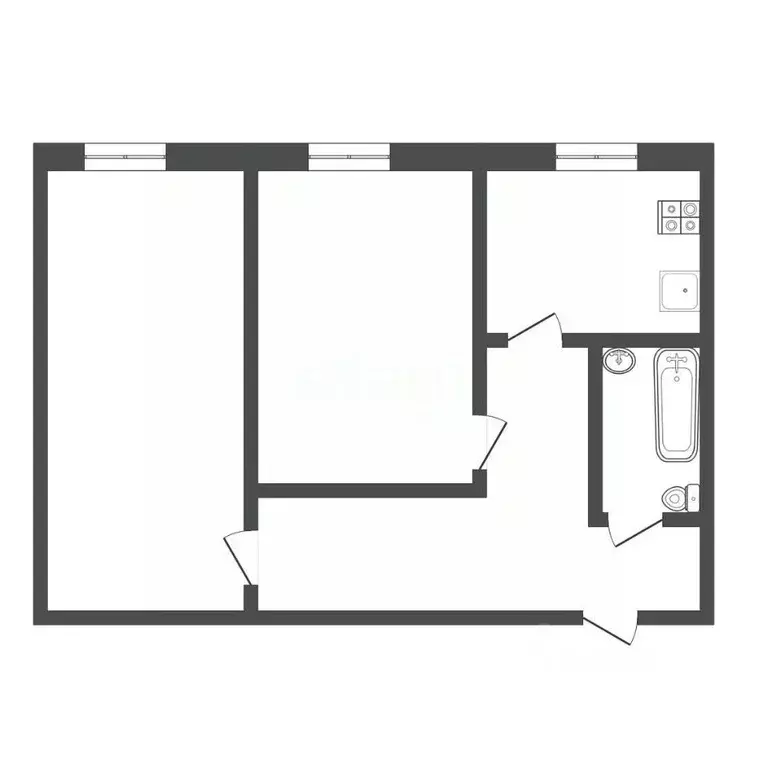 2-к кв. Тульская область, Алексин ул. 238-й Дивизии, 3 (47.8 м) - Фото 2