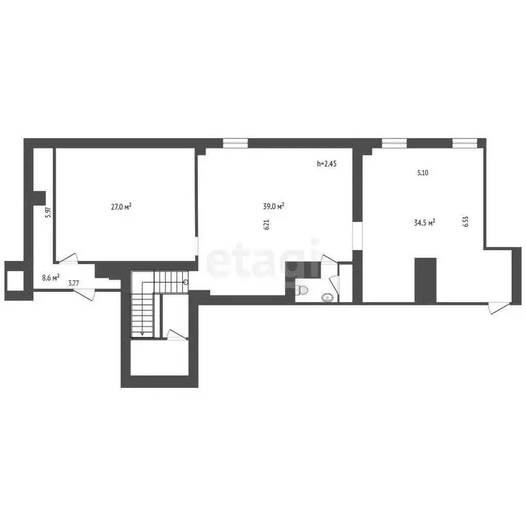 Офис (113.9 м) - Фото 1
