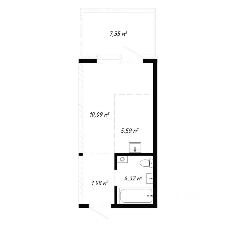 1-к кв. Иркутская область, Иркутск Правобережный округ, Кино жилой ... - Фото 1