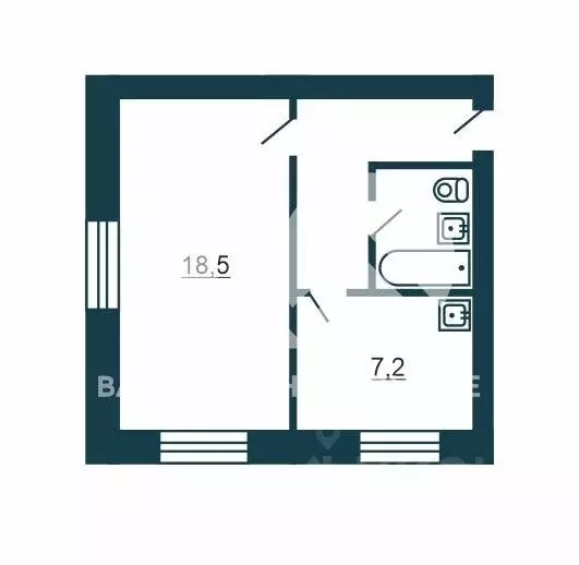 1-к кв. Новосибирская область, Ордынское рп просп. Революции, 45 (36.0 ... - Фото 2