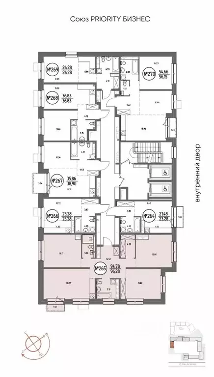 3-к кв. Иркутская область, Иркутск Макс жилой комплекс (96.28 м) - Фото 2