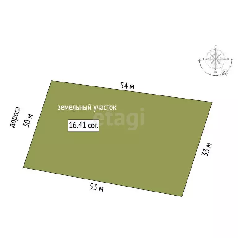 Участок в Наумовка, Вишнёвая улица (16.41 м) - Фото 1