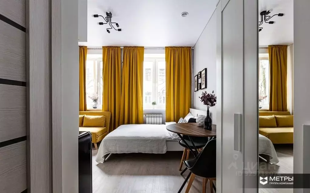 Студия Санкт-Петербург Фурштатская ул., 34 (21.4 м) - Фото 1