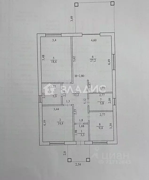 Дом в Воронежская область, с. Новая Усмань ул. Белгородская, 7 (101 м) - Фото 2