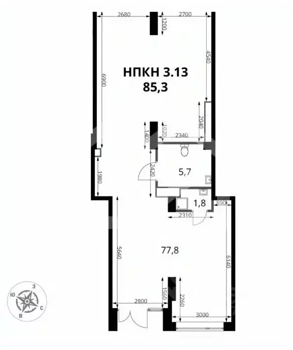 Помещение свободного назначения в Московская область, Ленинский ... - Фото 2