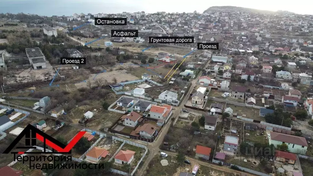 Участок в Севастополь Теремок садоводческое товарищество, 214 (10.0 ... - Фото 1