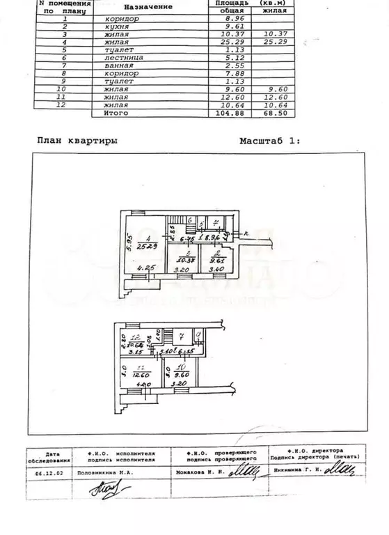 5-к. квартира, 105 м, 4/4 эт. - Фото 0