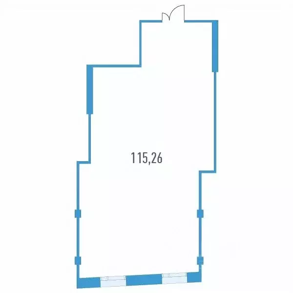 Студия Санкт-Петербург Ленинский просп., 153уч1 (114.74 м) - Фото 0