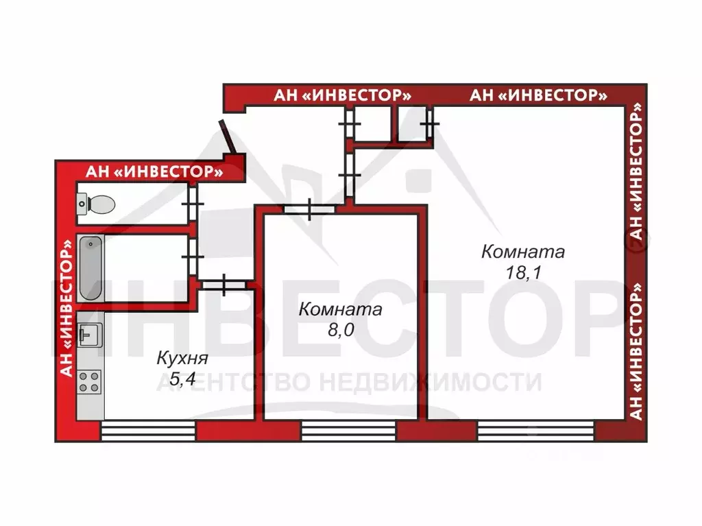 2-к кв. Челябинская область, Челябинск пос. Шершни, Заводская ул., 8А ... - Фото 1