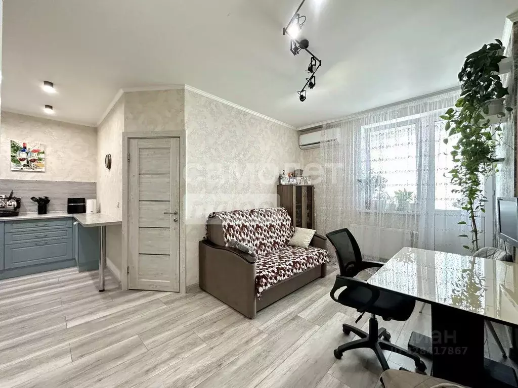 Квартира, 1 комната, 40.2 м - Фото 1