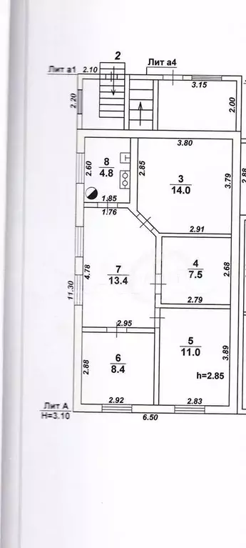 Дом 82 м на участке 3 сот. - Фото 0