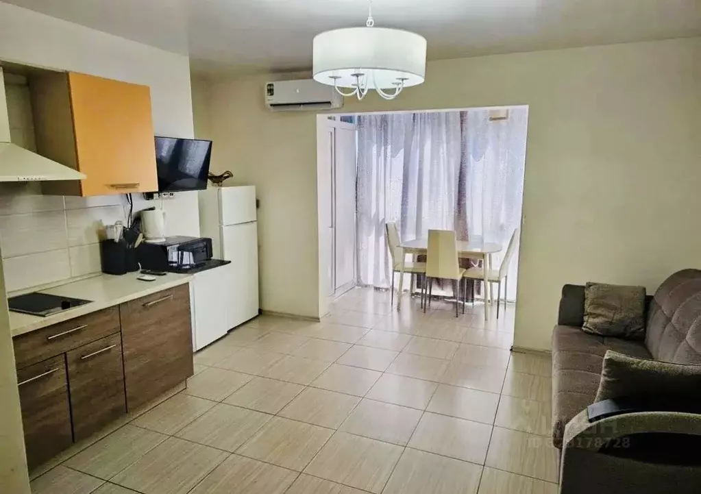 Студия Краснодарский край, Сочи Виноградная ул., 4 (25.0 м) - Фото 1