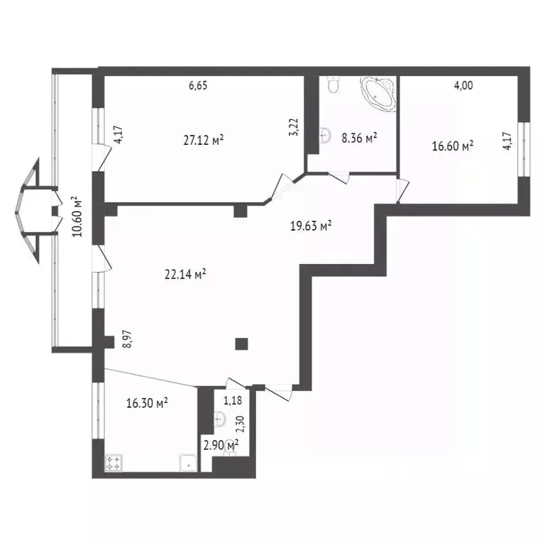 3-к кв. Красноярский край, Красноярск ул. Молокова, 1к2 (112.0 м) - Фото 2