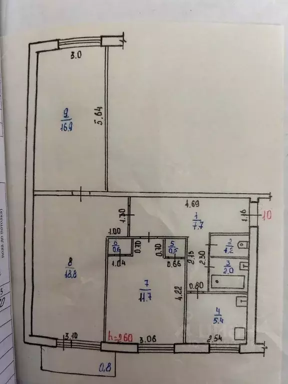 3-к кв. Забайкальский край, Чита ул. Анохина, 94 (65.0 м) - Фото 1