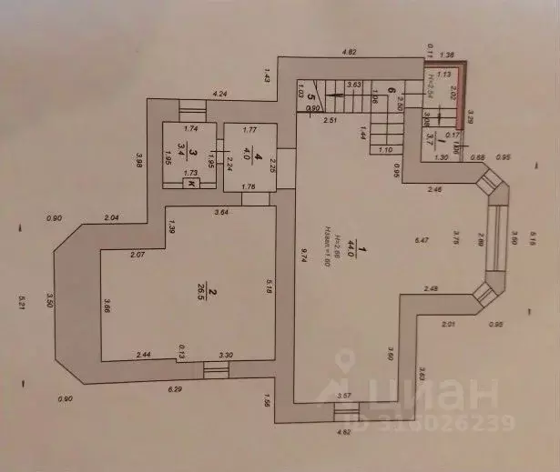 Дом в Тамбовская область, Тамбовский муниципальный округ, с. Тулиновка ... - Фото 2