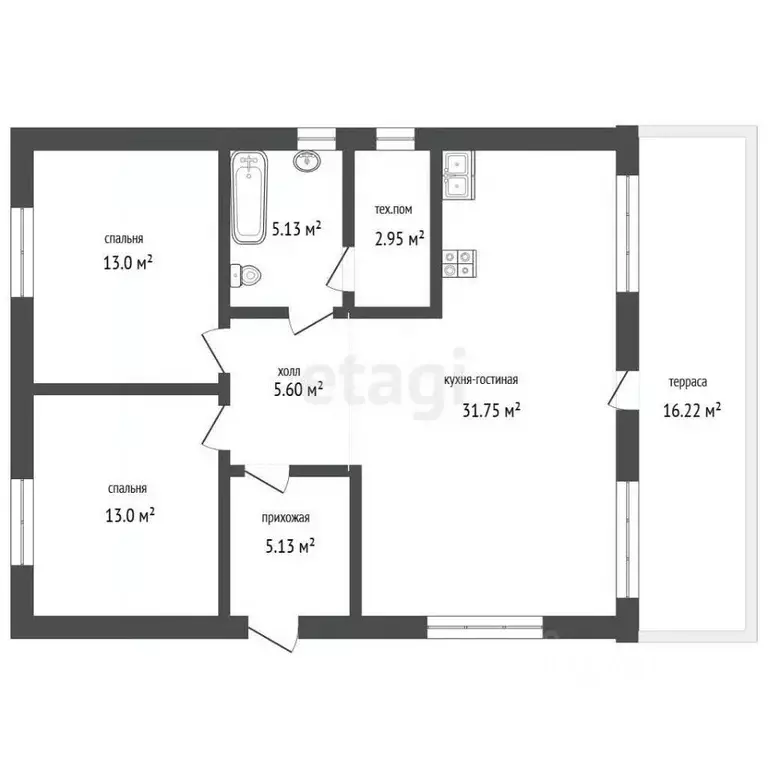 Дом в Московская область, Щелково городской округ, Ручеек-2 СПК 297 ... - Фото 2