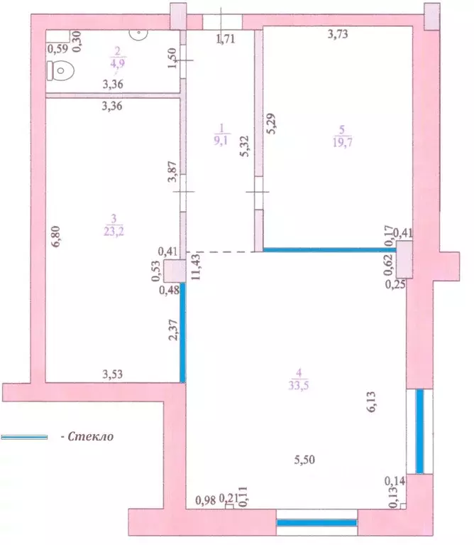 Студия Оренбургская область, Оренбург Нижний проезд, 5/4 (90.4 м) - Фото 1