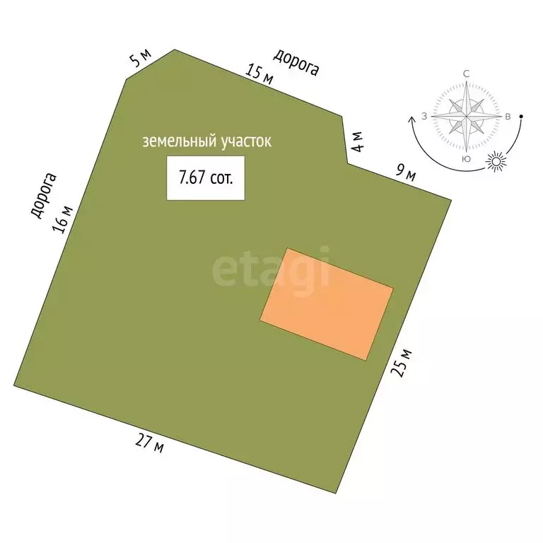 Дом в Тюмень, СНТ Меридиан, Садовая улица (67.3 м) - Фото 1