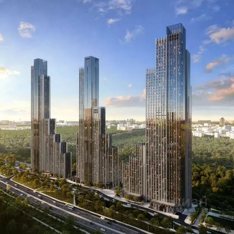 2-к кв. Москва Айс Тауэрс жилой комплекс (62.0 м) - Фото 2