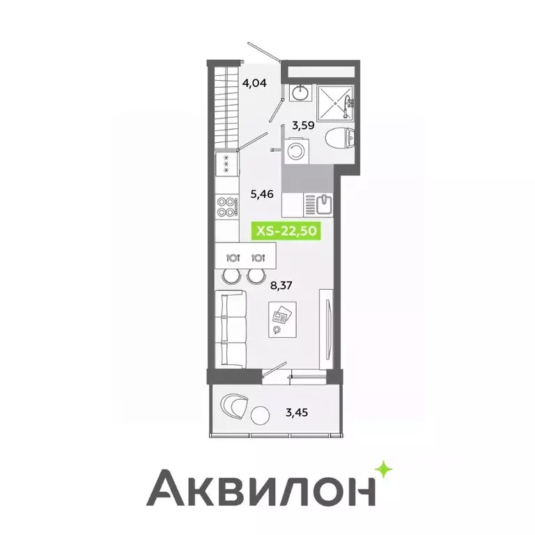 Студия Ленинградская область, Всеволожский район, Заневское городское ... - Фото 0