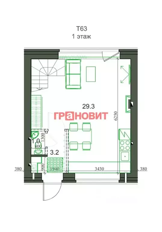 Таунхаус в Новосибирская область, с. Новолуговое, Березки-2 мкр, 5-й ... - Фото 2