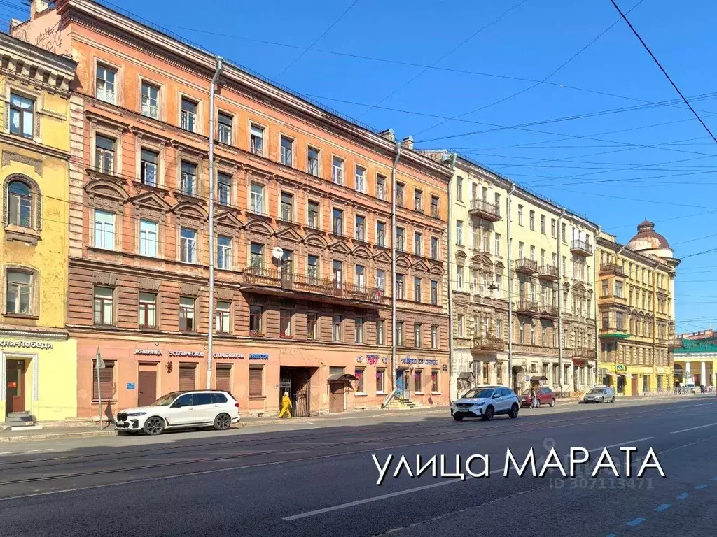 Студия Санкт-Петербург ул. Марата, 59 (16.0 м) - Фото 1