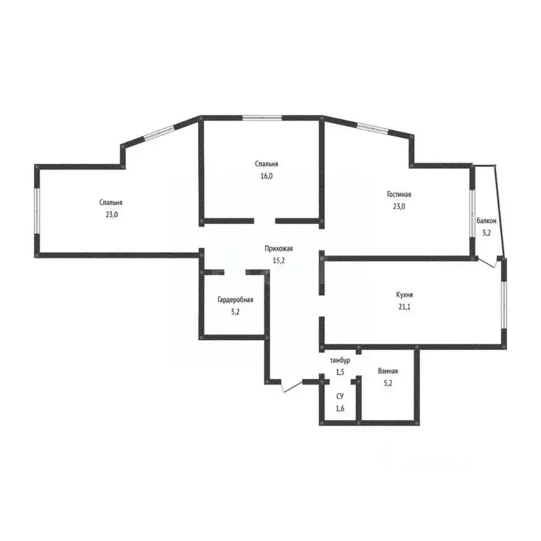 3-к кв. Дагестан, Махачкала ул. Абубакарова, 106к3 (120.0 м) - Фото 2