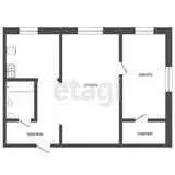 2-комнатная квартира: Ишим, улица Корушина, 13 (42 м) - Фото 1