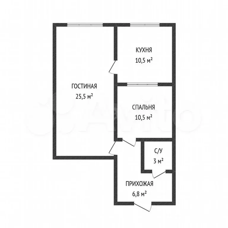 2-к. квартира, 57 м, 2/12 эт. - Фото 0