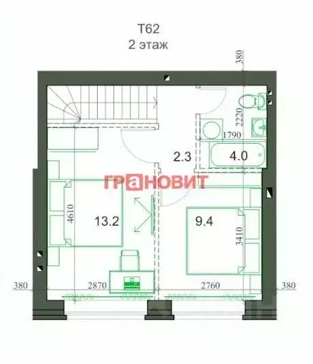 3-к кв. Новосибирская область, Новосибирский район, Мичуринский ... - Фото 1