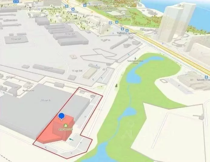 Офис в Санкт-Петербург Мурзинская ул., 11 (10400 м) - Фото 1