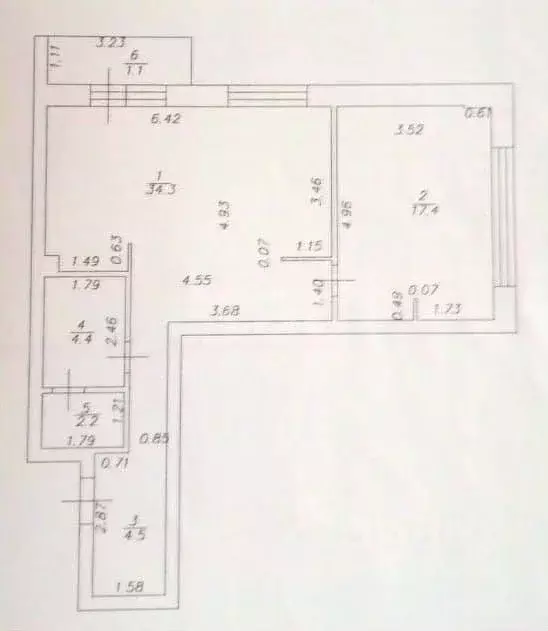 2-к кв. Татарстан, Зеленодольский район, Васильево муниципальное ... - Фото 2