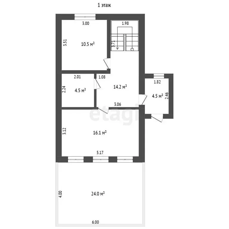 Дом в село Перевалово, Дорожная улица (125.2 м) - Фото 1