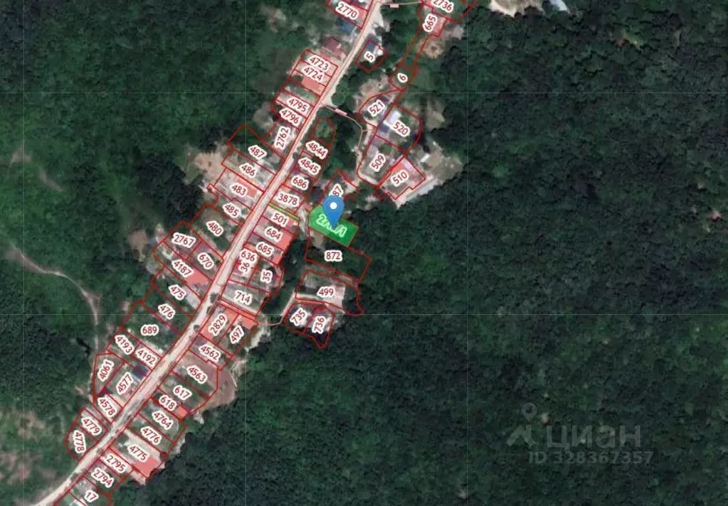 Участок в Краснодарский край, Геленджик городской округ, с. Адербиевка ... - Фото 1