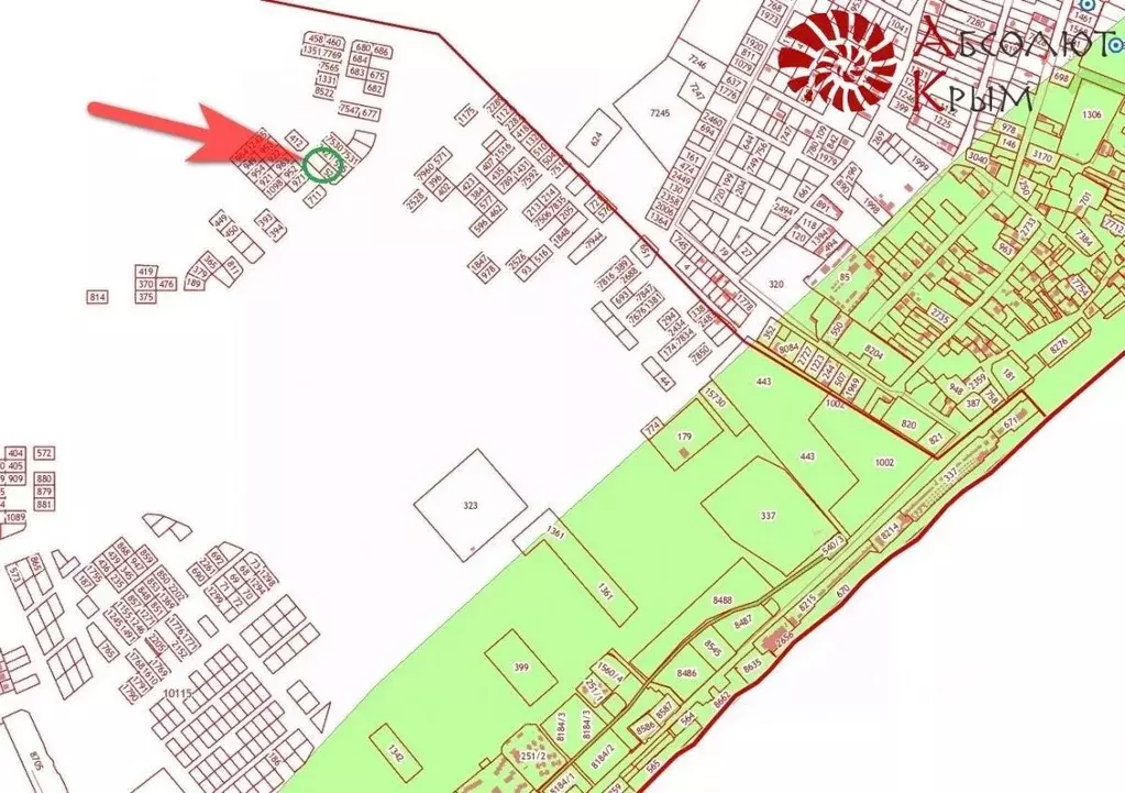 Участок в Крым, Феодосия пер. 1-й Щелкинский (9.6 сот.) - Фото 2