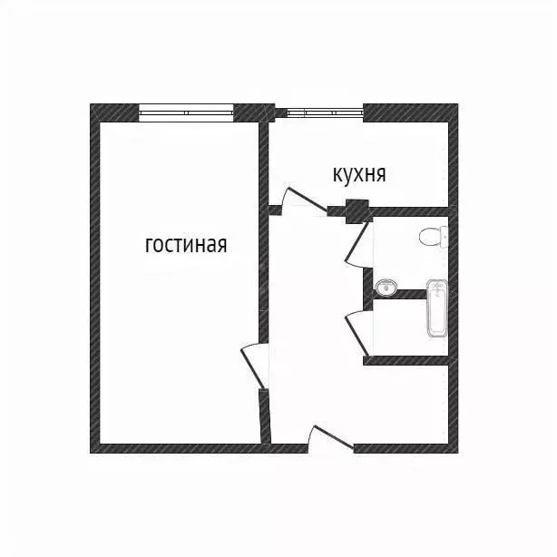 1-к кв. Белгородская область, Белгородский район, Дубовское с/пос, с. ... - Фото 1