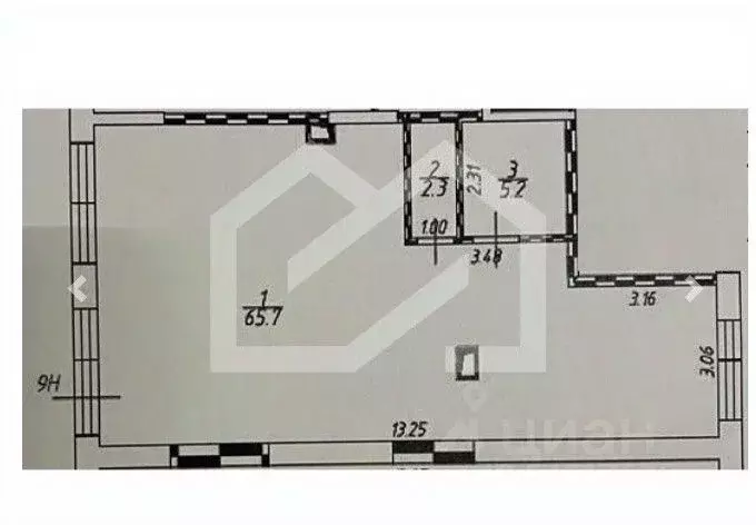 Торговая площадь в Москва пер. 1-й Котляковский, 2Ак3 (73 м) - Фото 1