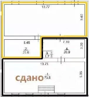 Офис в Томская область, Томск Черемошники мкр, ул. Пролетарская, 25 ... - Фото 2