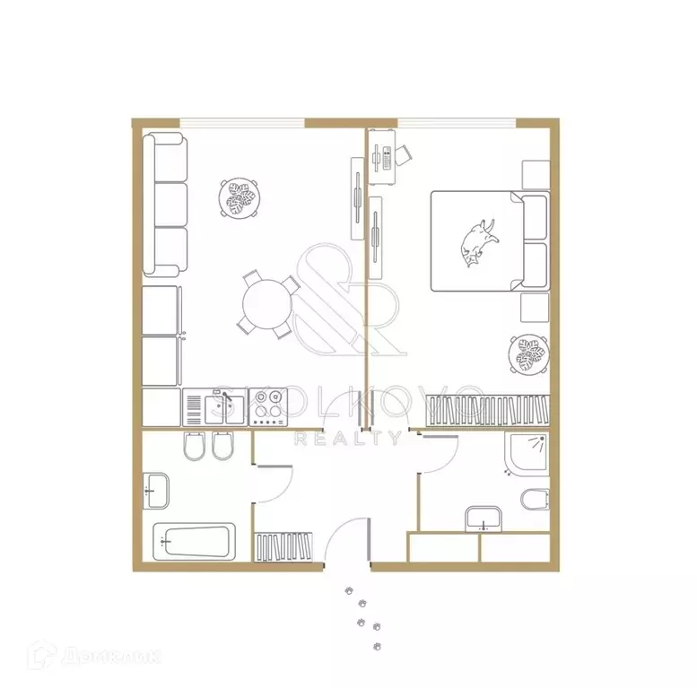 Продаётся 2-к квартира, 50 м - Фото 0