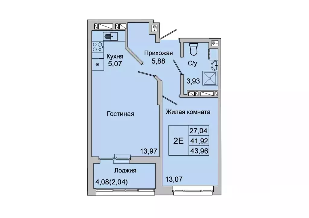 2-к кв. Ростовская область, Батайск ул. Булгакова, 11 (43.96 м) - Фото 0