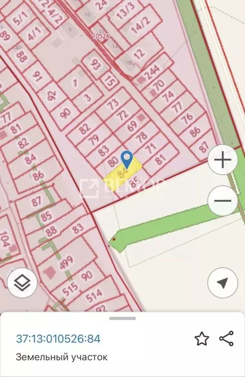 Участок в Ивановская область, Приволжск ул. Румянцева, 26 (10.0 сот.) - Фото 2