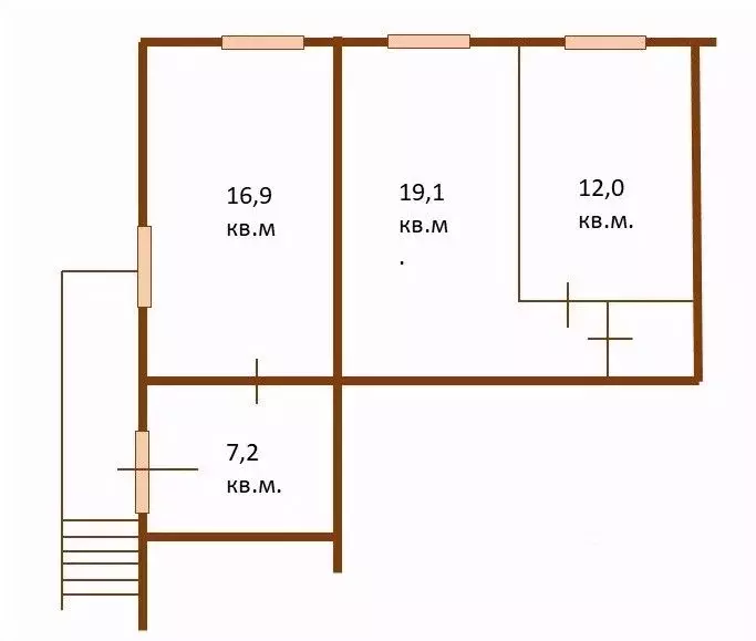 Офис в Ростовская область, Ростов-на-Дону Красноармейская ул. (57 м) - Фото 1