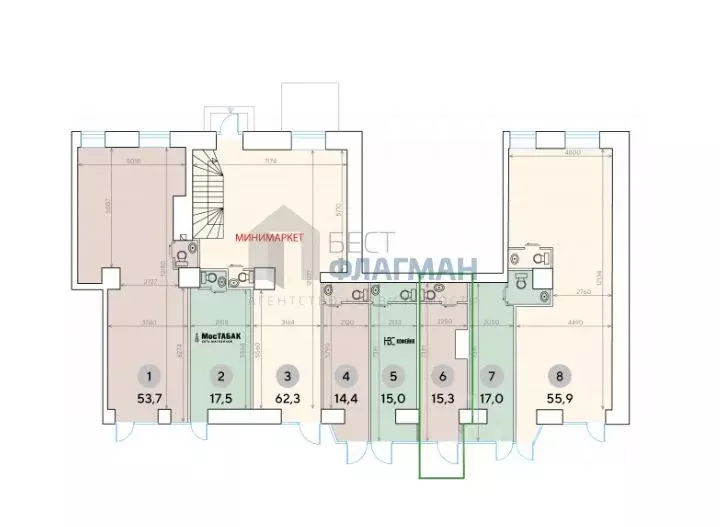 Помещение свободного назначения в Москва Ленинградский просп., 33К3 ... - Фото 2