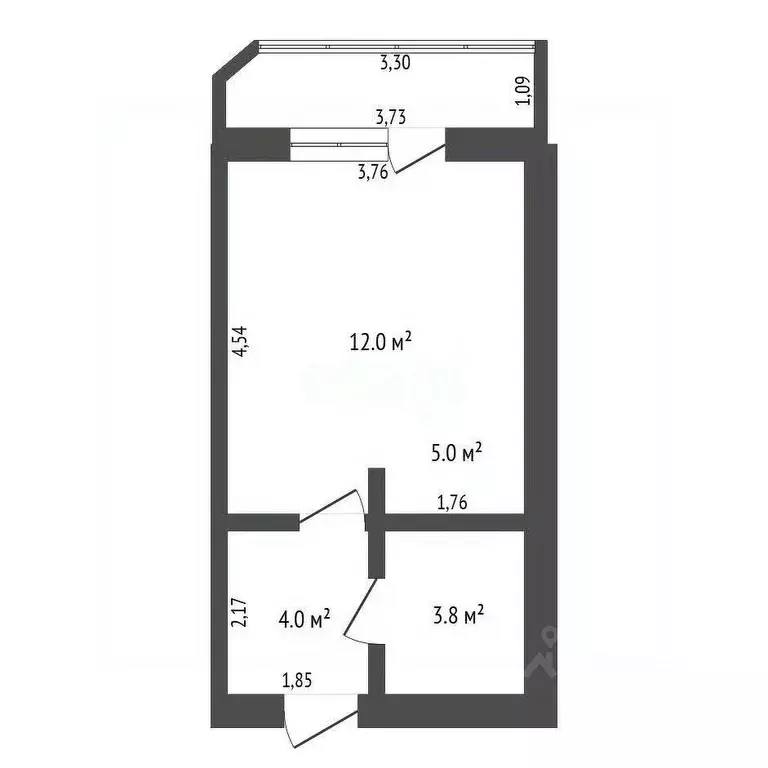 Студия Амурская область, Благовещенский район, с. Чигири ул. ... - Фото 2