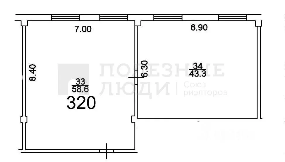 Офис в Новгородская область, Великий Новгород просп. Мира, 32к1 (102 ... - Фото 2