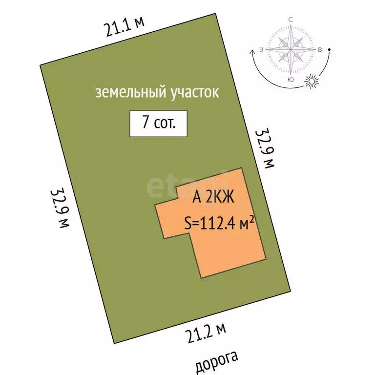 Дом в Тюменский муниципальный округ, ТСН Пятница, Туманная улица (1124 ... - Фото 2