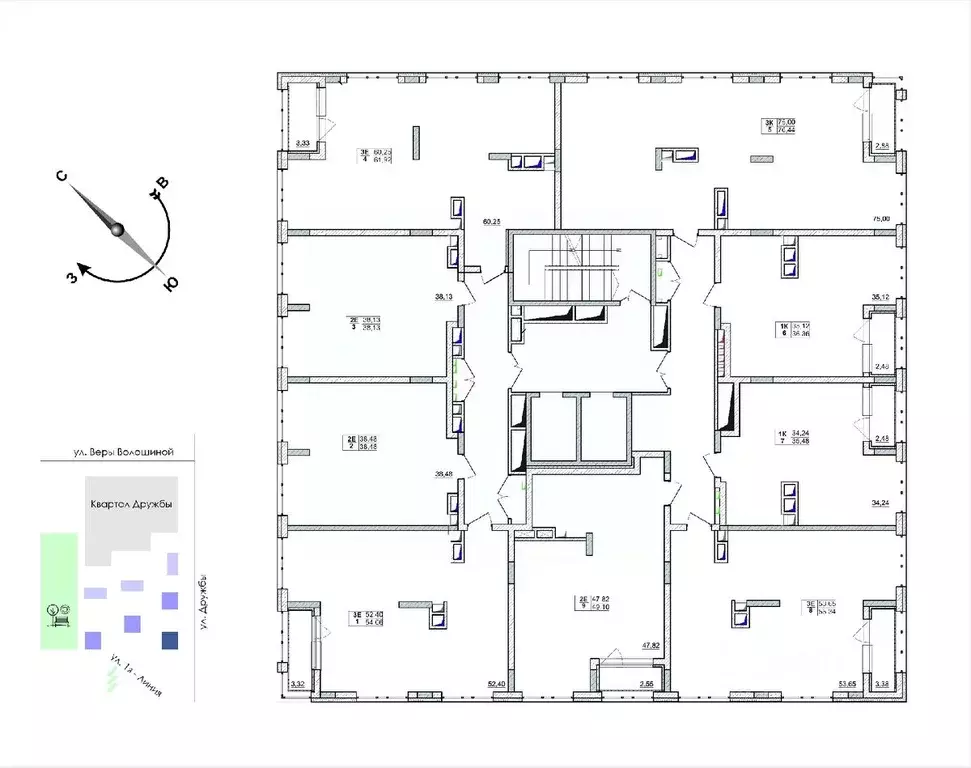2-к кв. Кемеровская область, Кемерово ул. Дружбы, 11 (38.48 м) - Фото 2