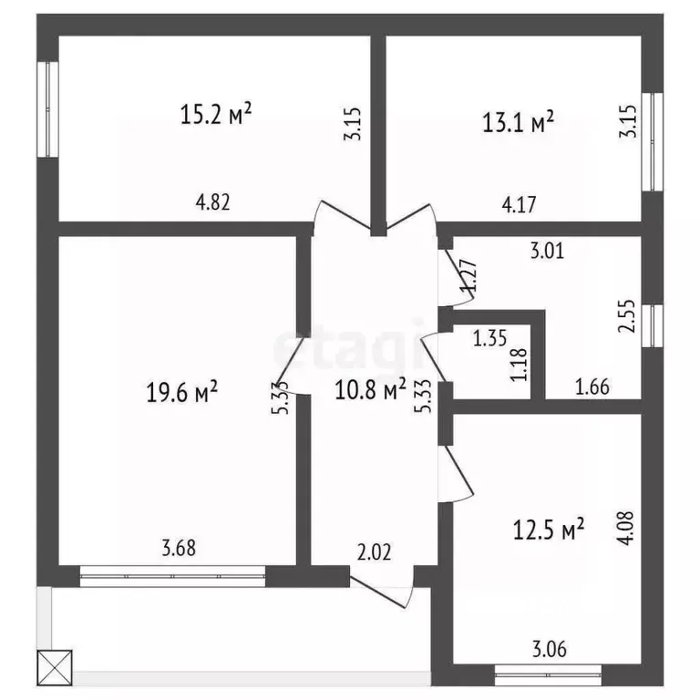 Дом в Севастополь Милосердие СТ, 118 (96 м) - Фото 1