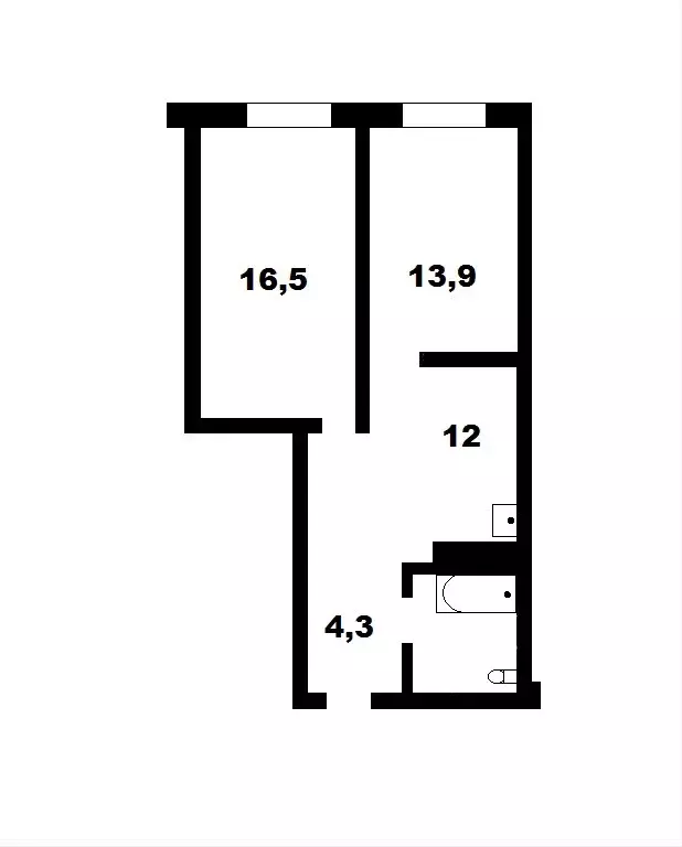 Продаётся 2-к квартира, 50.1 м - Фото 1