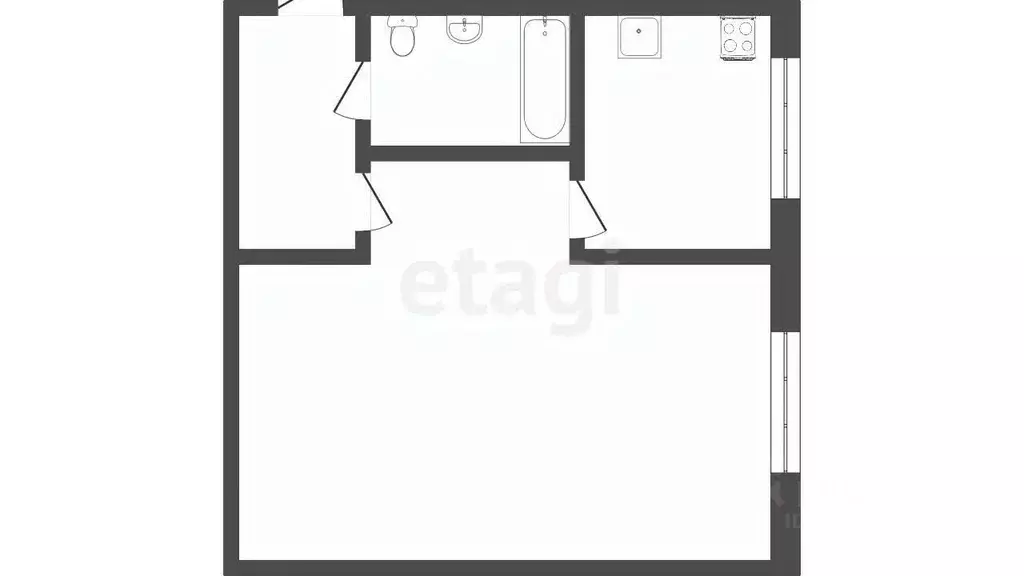 1-к кв. Пермский край, Пермь ул. Газеты Звезда, 33 (30.0 м) - Фото 1
